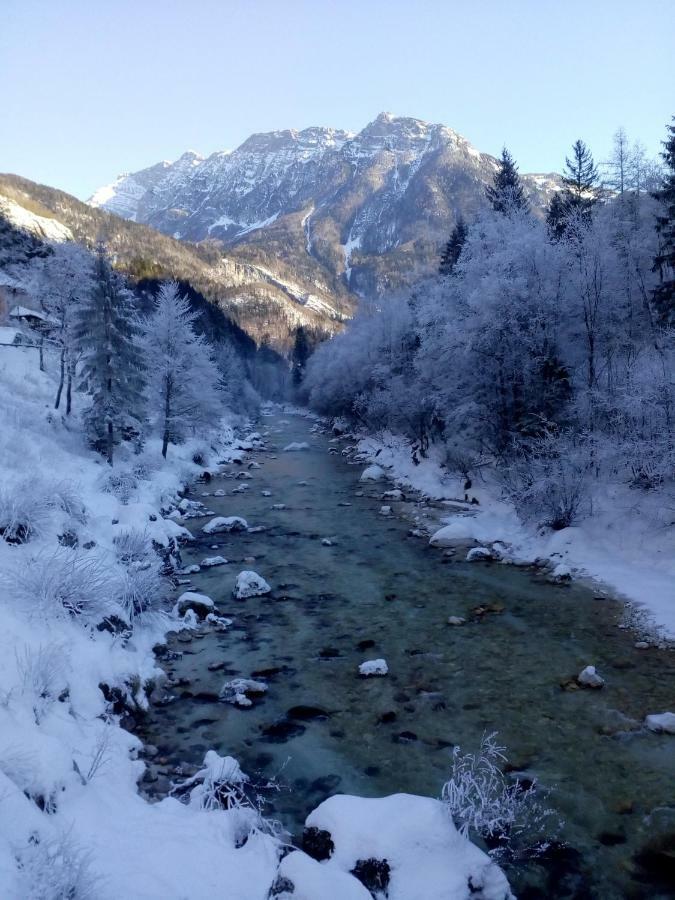 Apartma Pod Rozem Soča Exterior foto