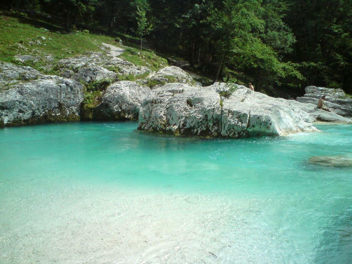 Apartma Pod Rozem Soča Exterior foto